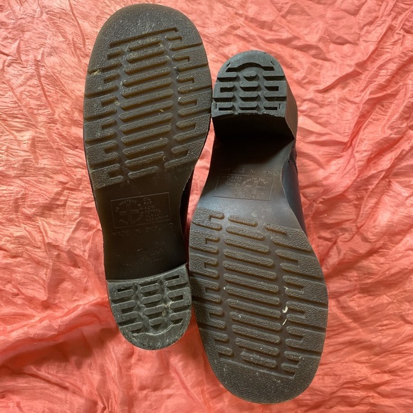 goth Dr. Martens england black heeled booties - Picture 4 of 5